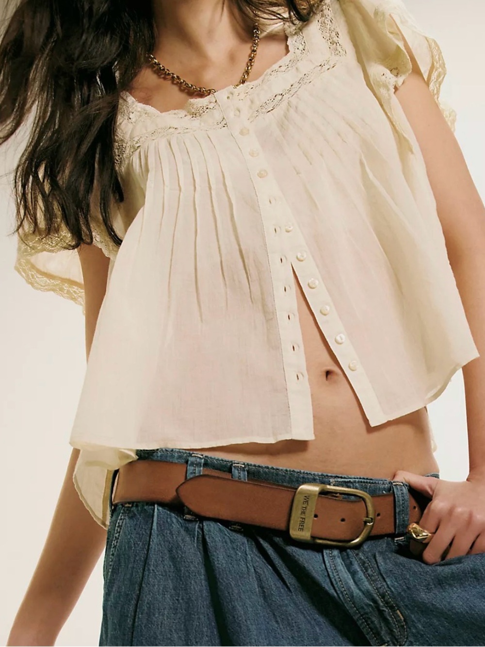 NWT free people monica top